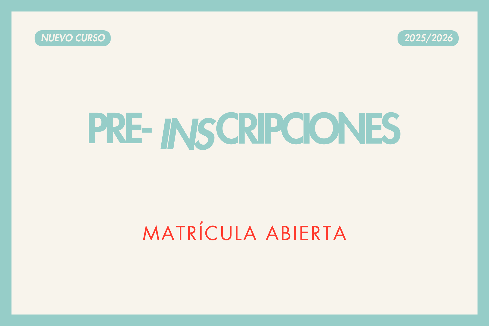 Matrícula Abierta