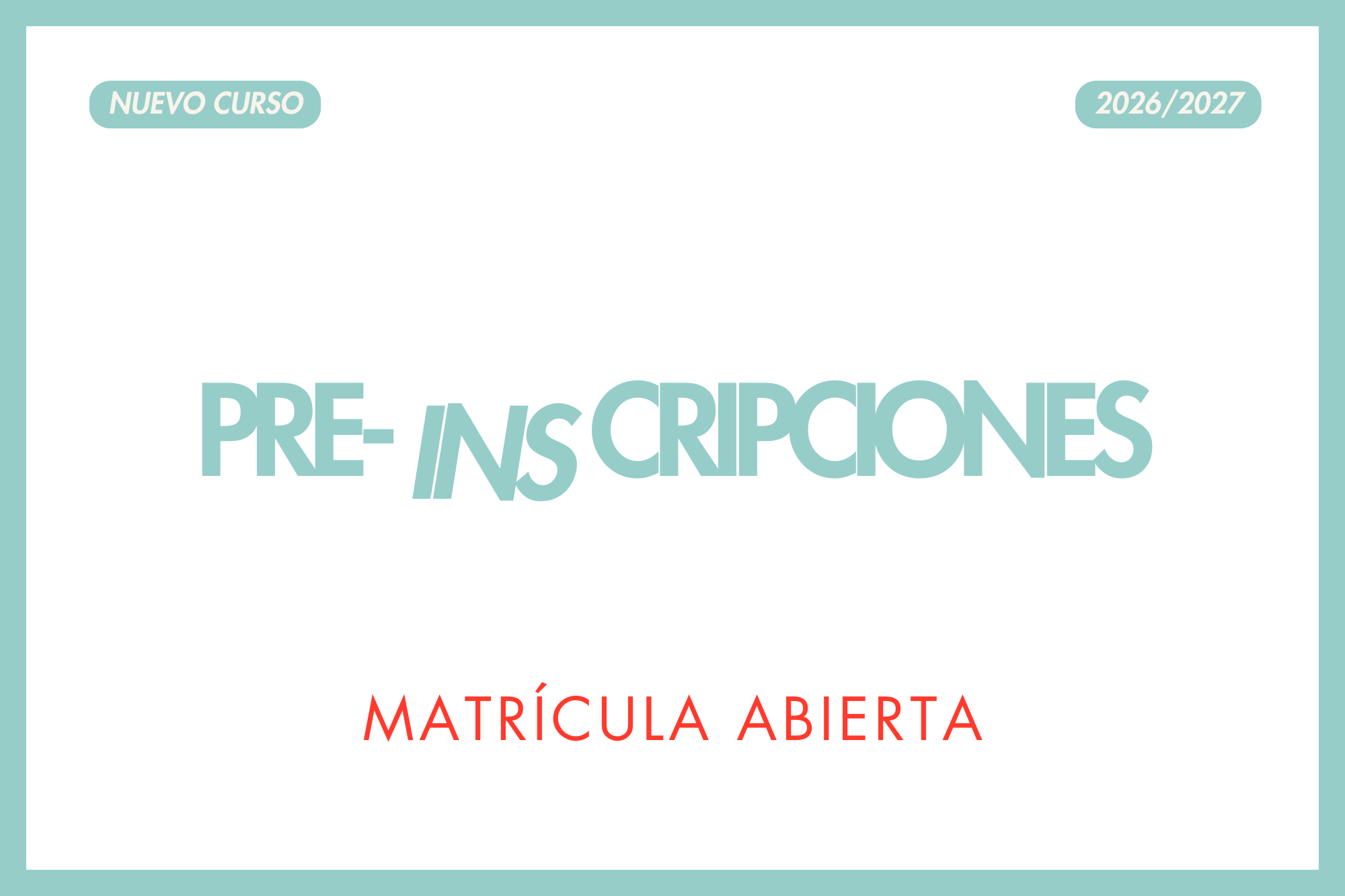 Matrícula Abierta