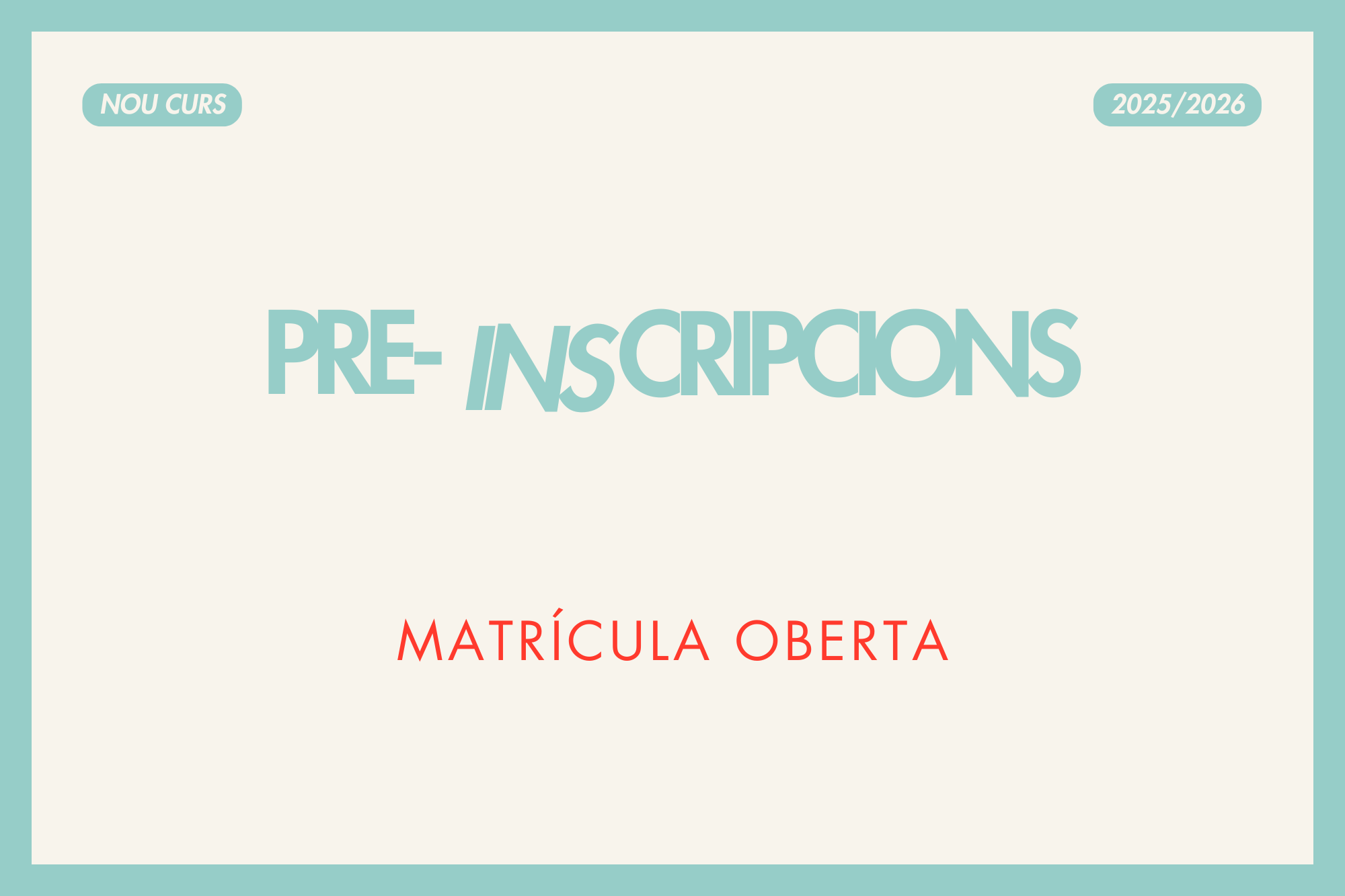 Matrícula Oberta